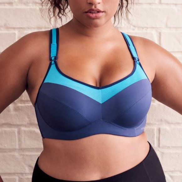 NWT Black Smoked Neon High Impact Sport Bra PLUS Countour Padded - Picture 12 of 16